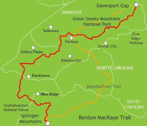 Benton MacKaye Trail w- AT